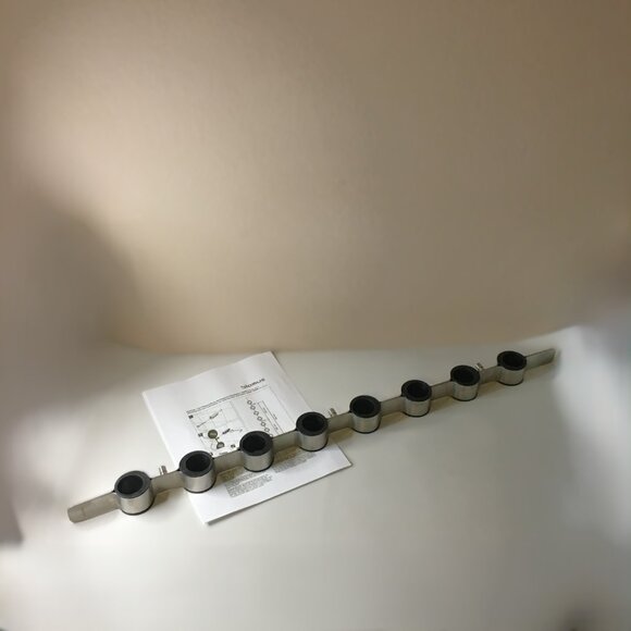 BLOMUS 🍷 29-Inch Stainless Steel Wall-Mounted Wine Bottle Holder - Picture 7 of 16